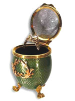 Vivian Alexander Guilloche  Silver Footed Boxes