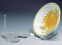 Lucite Bowl Stands