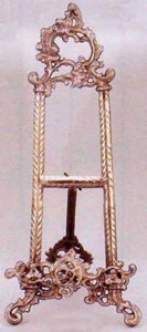 Ornate Solid Brass Easel Stand