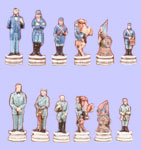 American Civil War Chess Sets