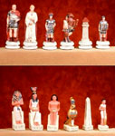 Rome vs Egypt Chess Set