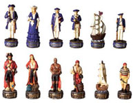 Pirates vs Navy Chess Set