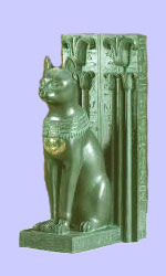 Bastet Bookend- Egyptian God & Goddess Figurines