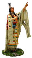 Shoshone Woman Dancing  - Native Tribal Art Figurine