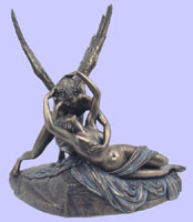 Eros & Psyche - Fused Bronze