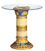 Egyptian Column Side Table - Egyptian Reproductions