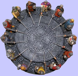 Knights of The Round Table Statue