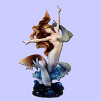 Sheila Wolk Mermaid Figurine 