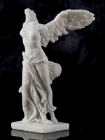 Nike of Sanothrace Statue  - Winged Victory Statue - Louvre Museum Paris