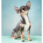 Black Chihuahua Figurine - Domestic Dog