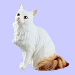 Turkish Van Figurine - Domestic Thoroughbred Cats