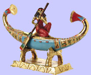 Egyptian Boat - Egyptian Pewter Replicas