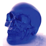 Blue Crystal  Ancient Skull Reproduction