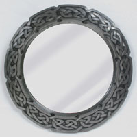 Round Medieval Celtic Wall Mirror