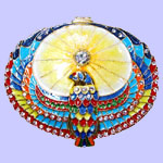 Austrian Crystal Jeweled Egyptian Box