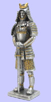 Pewter Japanese Samurai Warrior Figurine