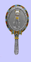 Bastet Hand Mirror