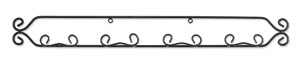 Horizontal Mini Plate Rail For 4 - 4.5" Plates