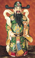 Chinese God Of Prosperity Chinese Figurines & Statues