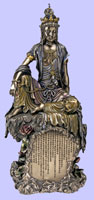 Kuan Yin On Rock
