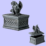 Sitting Gargoyle Trinket Box
