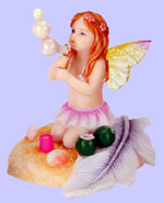 Beach Fairy Blowing Bubbles