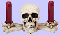 Skull & Cross Bones Candle Holder