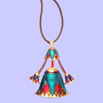 Lotus Pendant Costume Jewelry