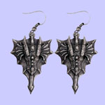 Dragon Head Earrings Costume Jewelry