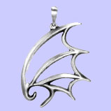 Dragon Wing Pendant Costume Jewelry