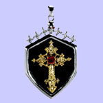 Gothic Cross Pendant Costume Jewelry