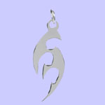 Tibal Blade Pendant Costume Jewelry