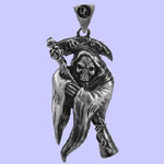 Reaper Pendant Costume Jewelry