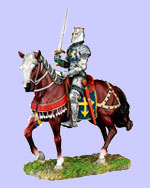English Knight Of Dunn On Horse