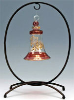 Wrought Iron Oval Shaped Ornament Stand