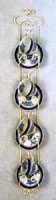 Antique White Cup & Saucer Vertical Rail