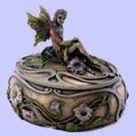 Resting Pixie Trinket Box