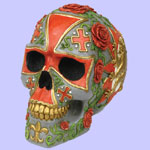 Knights Templar Skull Money Bank