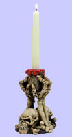Skeleton Candle Holder