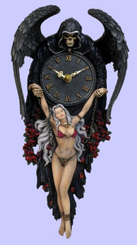 Grim Reaper Clock