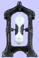 Cyborg Skull Sandtimer