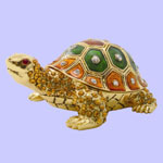 Tortoise Jeweled Box