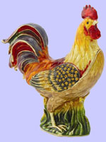 Rooster Jeweled Box
