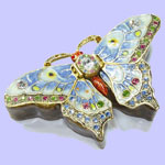 Butterfly Jeweled Box