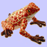 Frog Jeweled Box