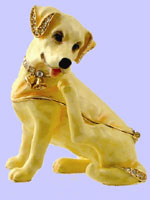 Labrador Jeweled Box