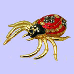 Red Spider Jeweled Box