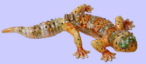 Lizard Jeweled Box