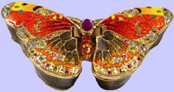 Butterfly Jeweled Box