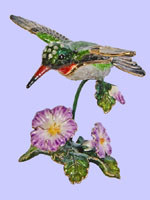 Hummingbird Jeweled Box